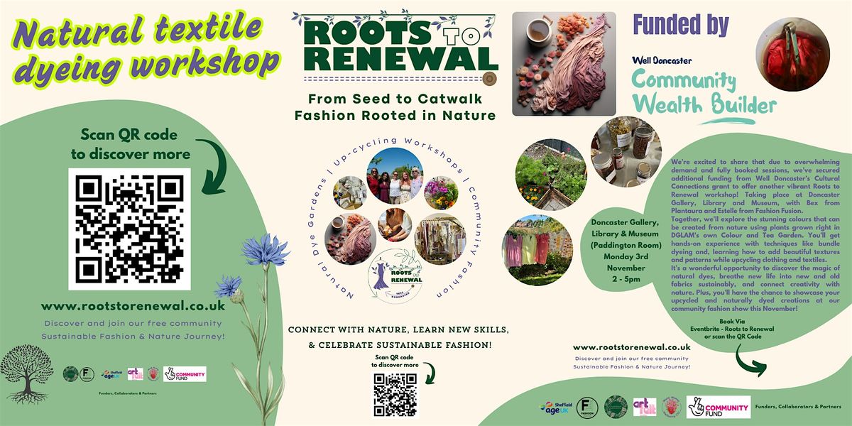 Up-cycling with Nature: Natural Dyeing from the Colour Garden