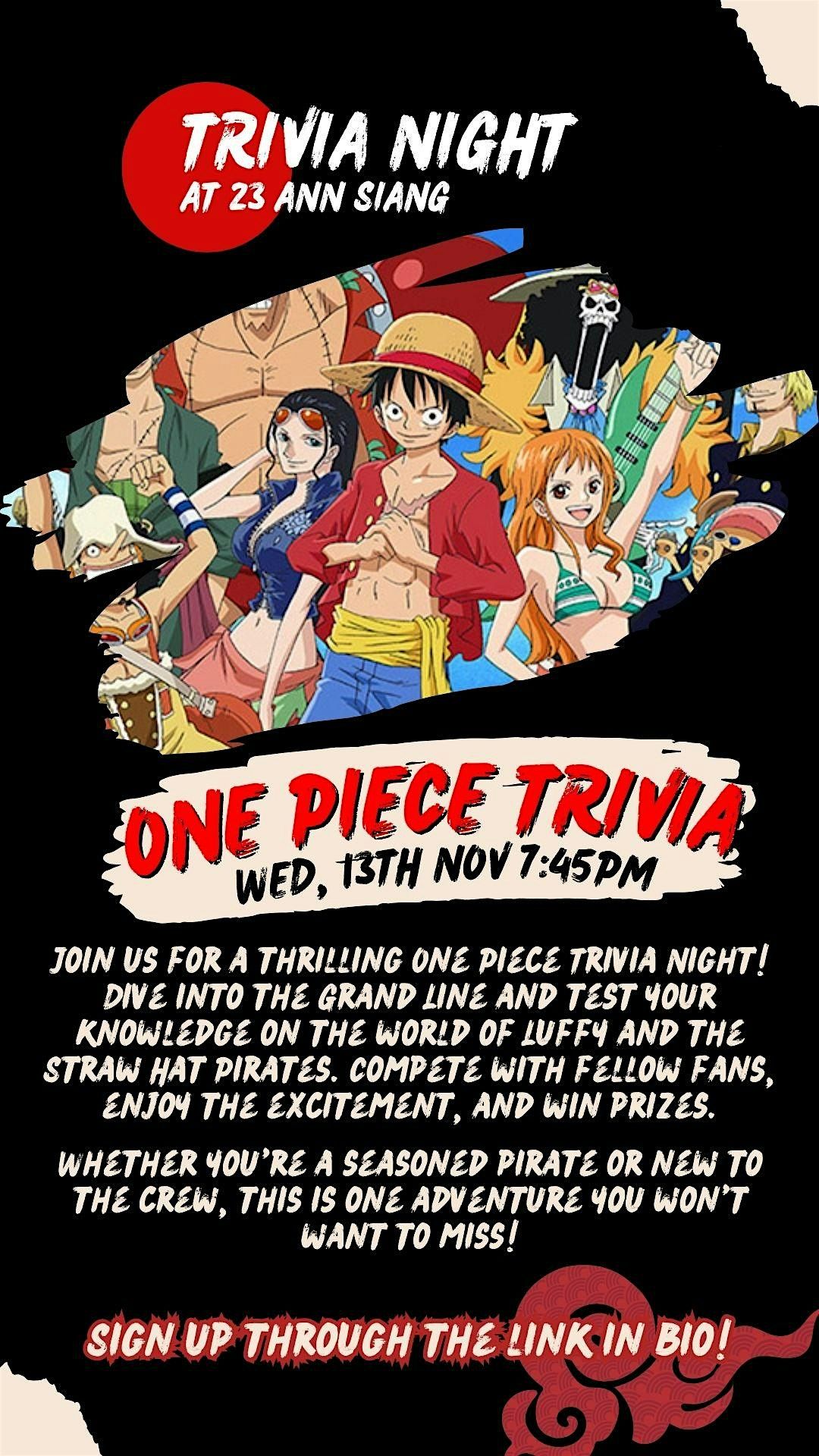 ONE PIECE TRIVIA