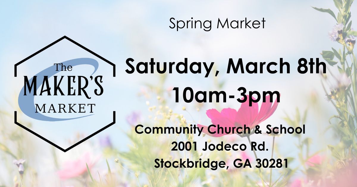 Makers Market Spring Craft Fair