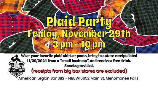 Plaid Party Friday