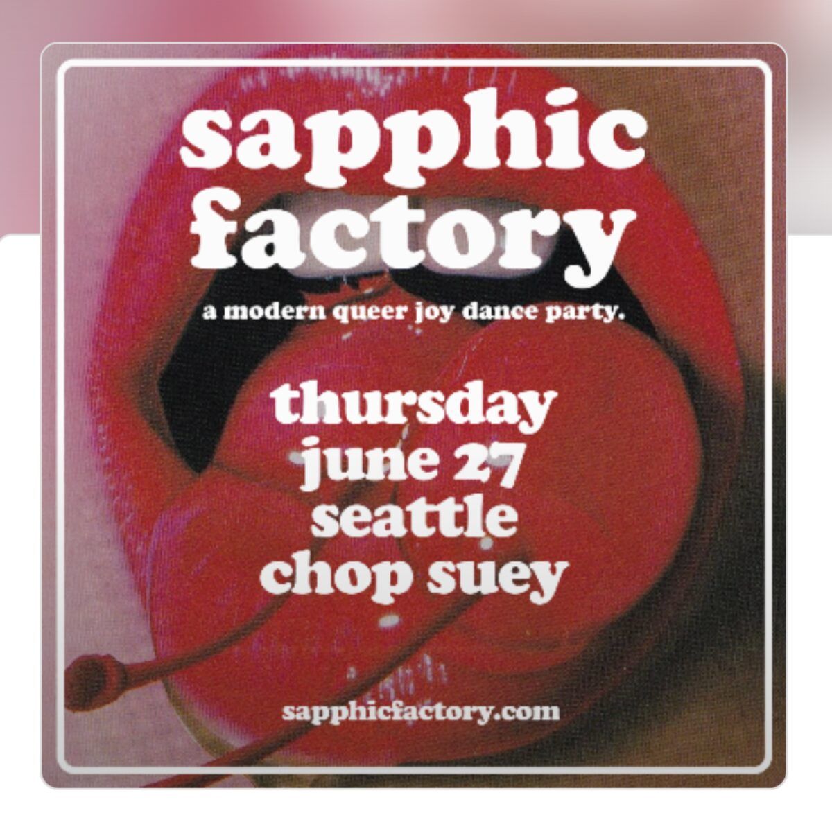 Sapphic Factory at Bogarts