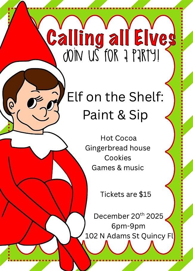Elf on the Shelf: Paint & Sip