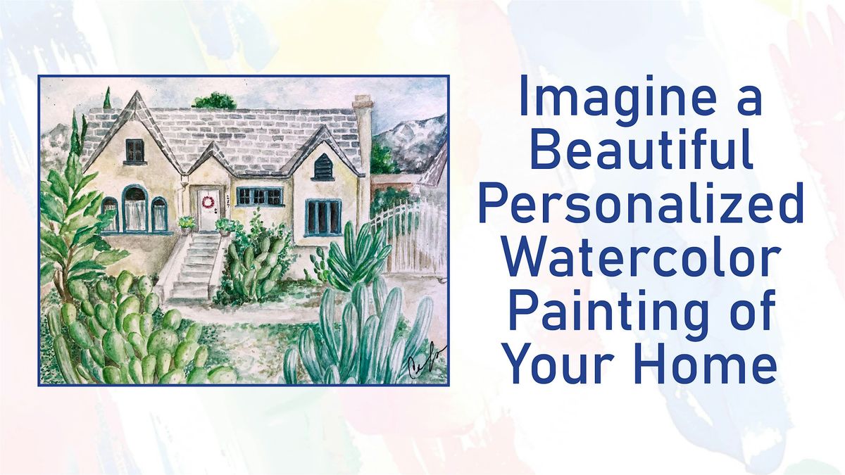 Personalized Watercolor  Painting of Your Home