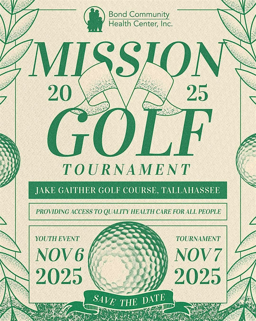 Bond CHC Mission Golf Tournament and Youth Golf Clinic