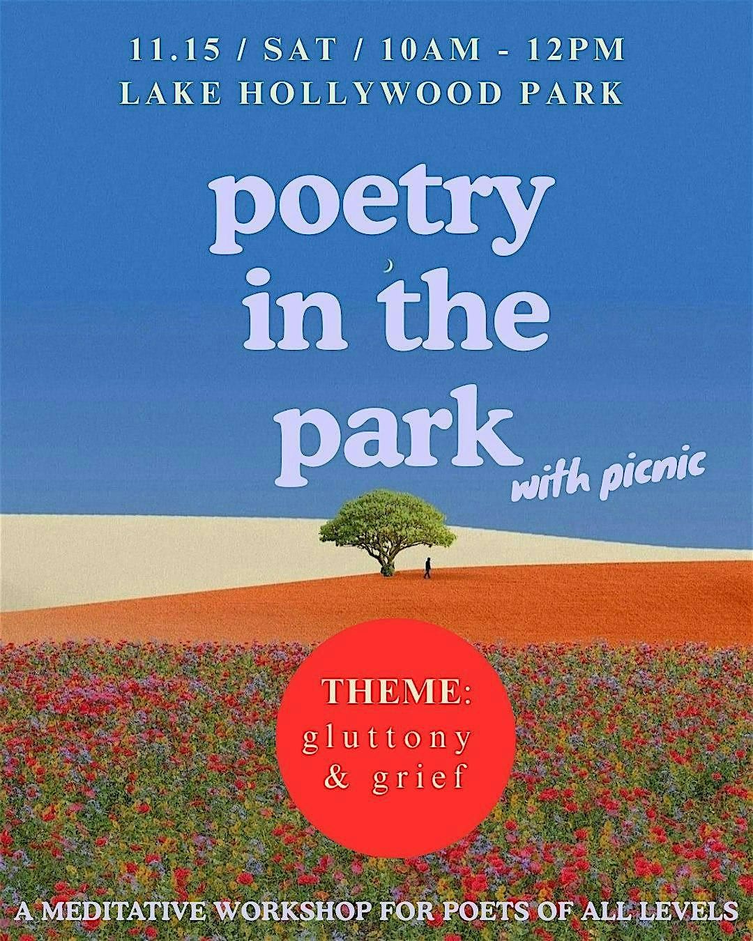 Poetry in the Park with Picnic