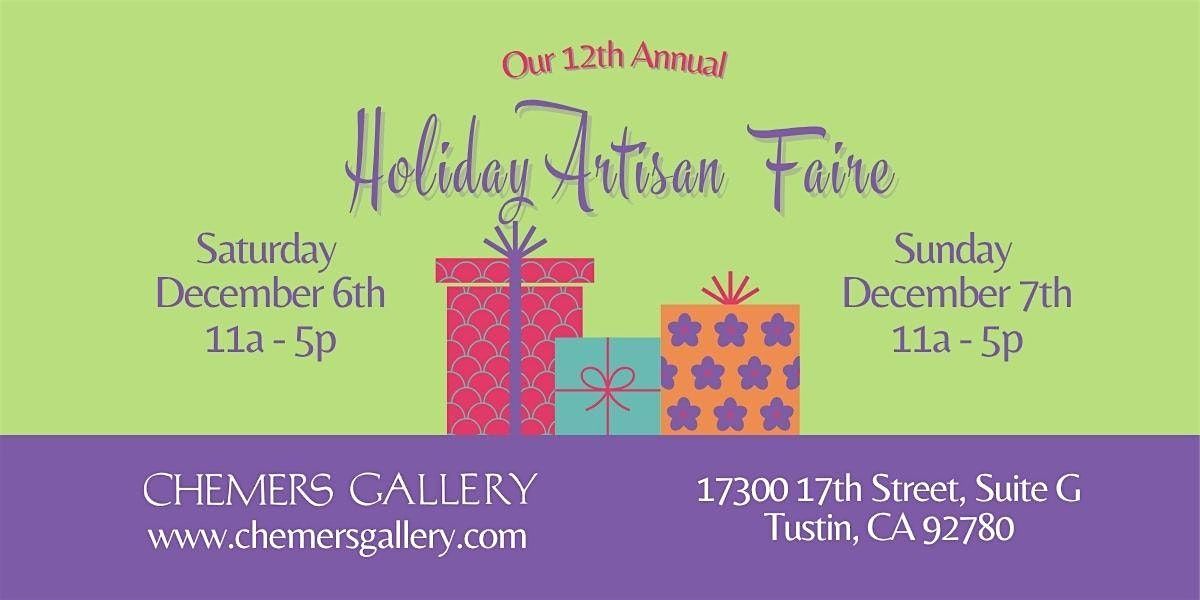 12th Annual Holiday Artisan Faire