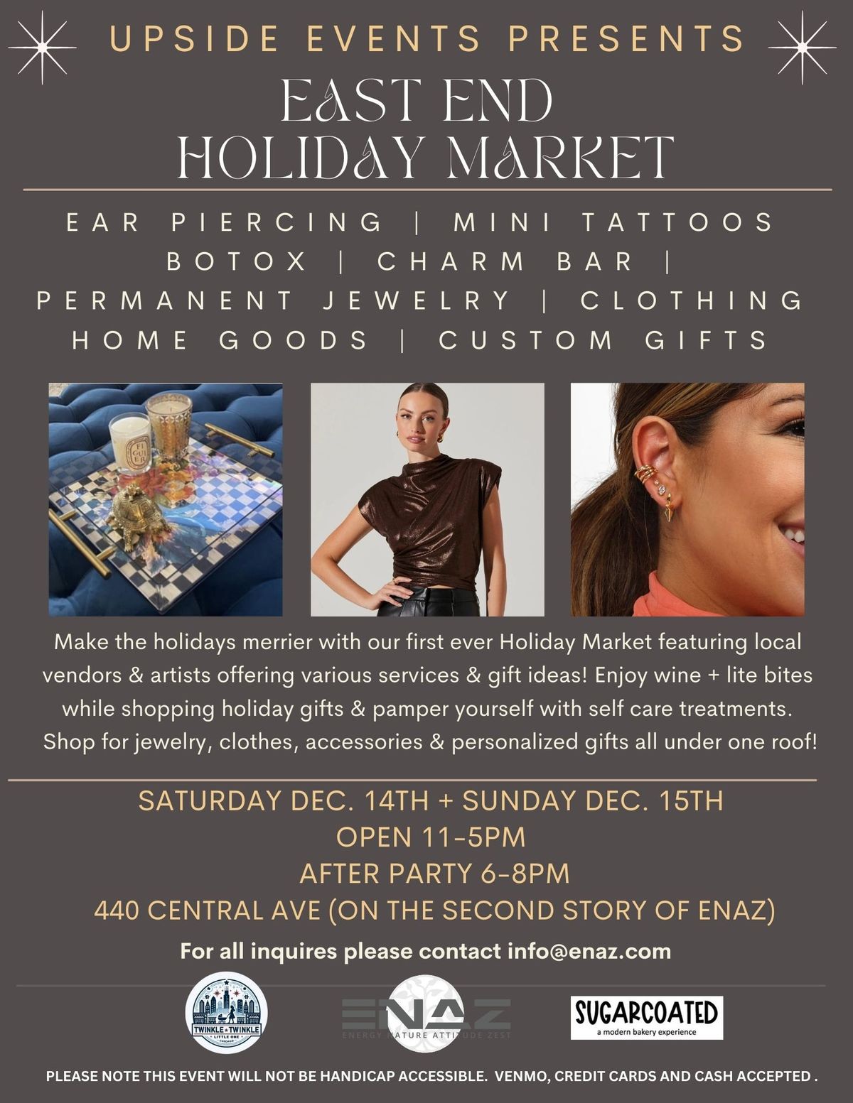 Upside Events present East End Holiday Market at Highland Park