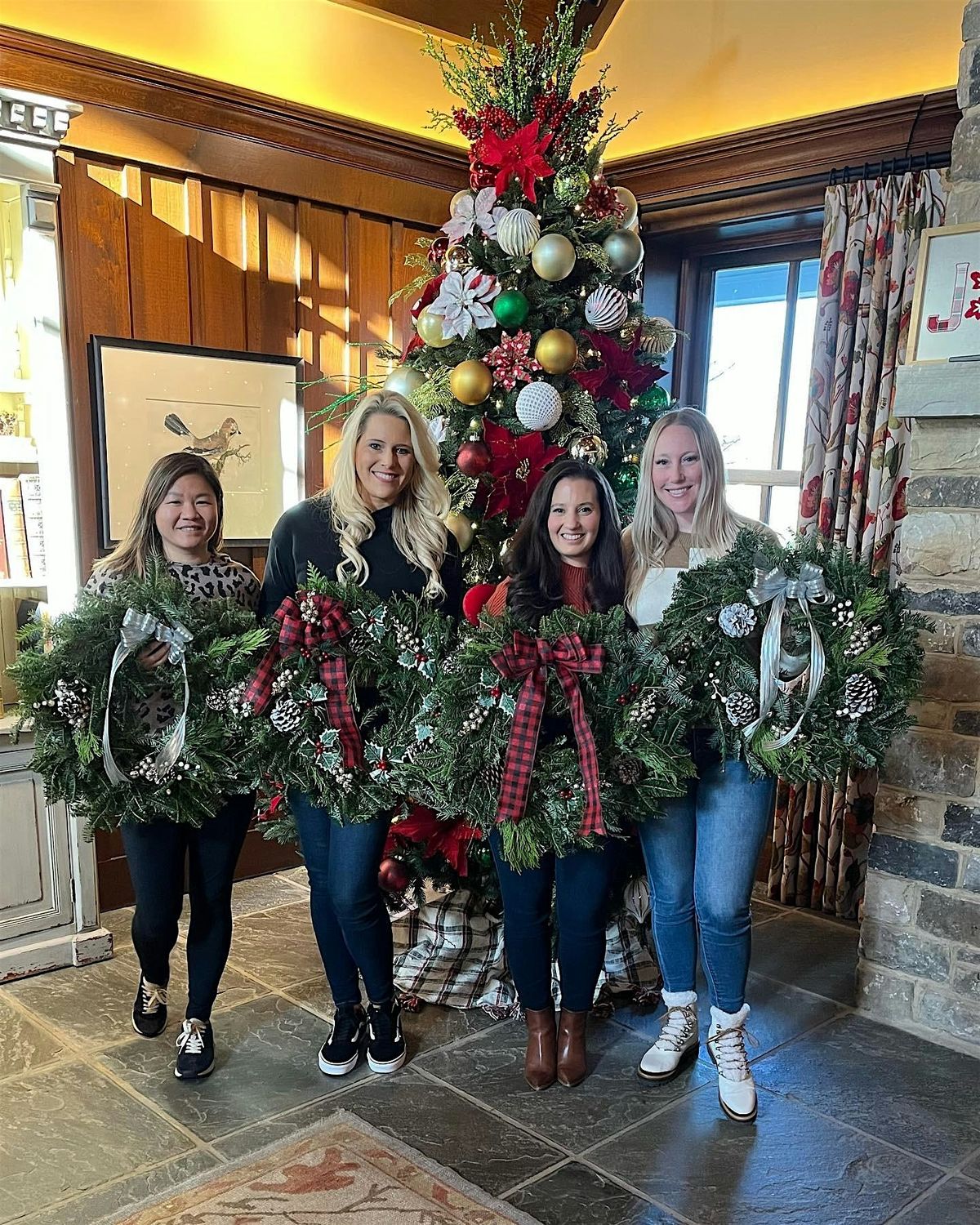 Holiday Wreath Making Workshop at Lu's Bar and Grill (Ion Center)