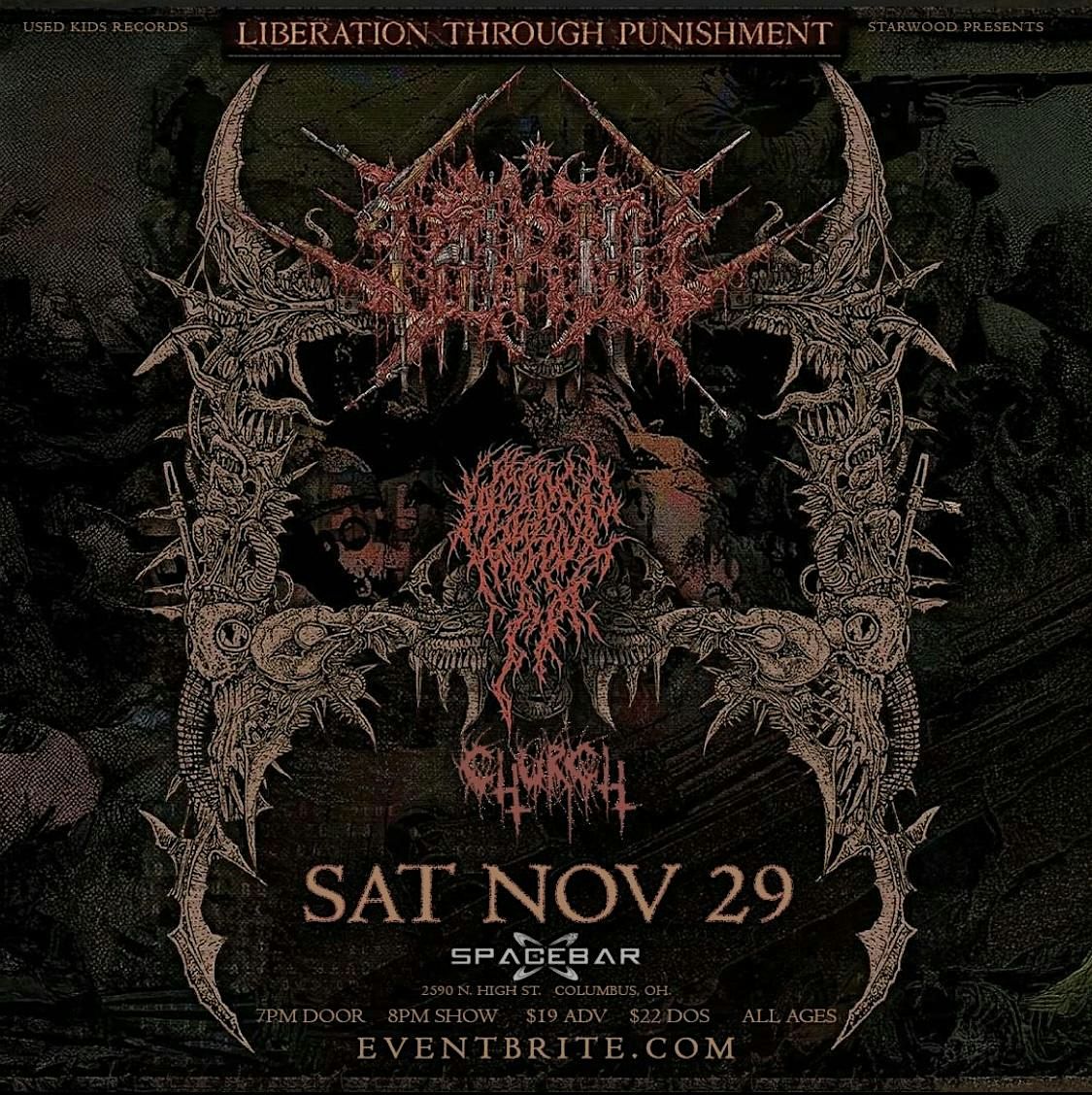 VITRIOL with WEEPING and CHURCH at Spacebar