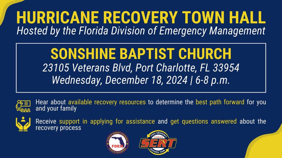 Charlotte County Hurricane Recovery Town Hall