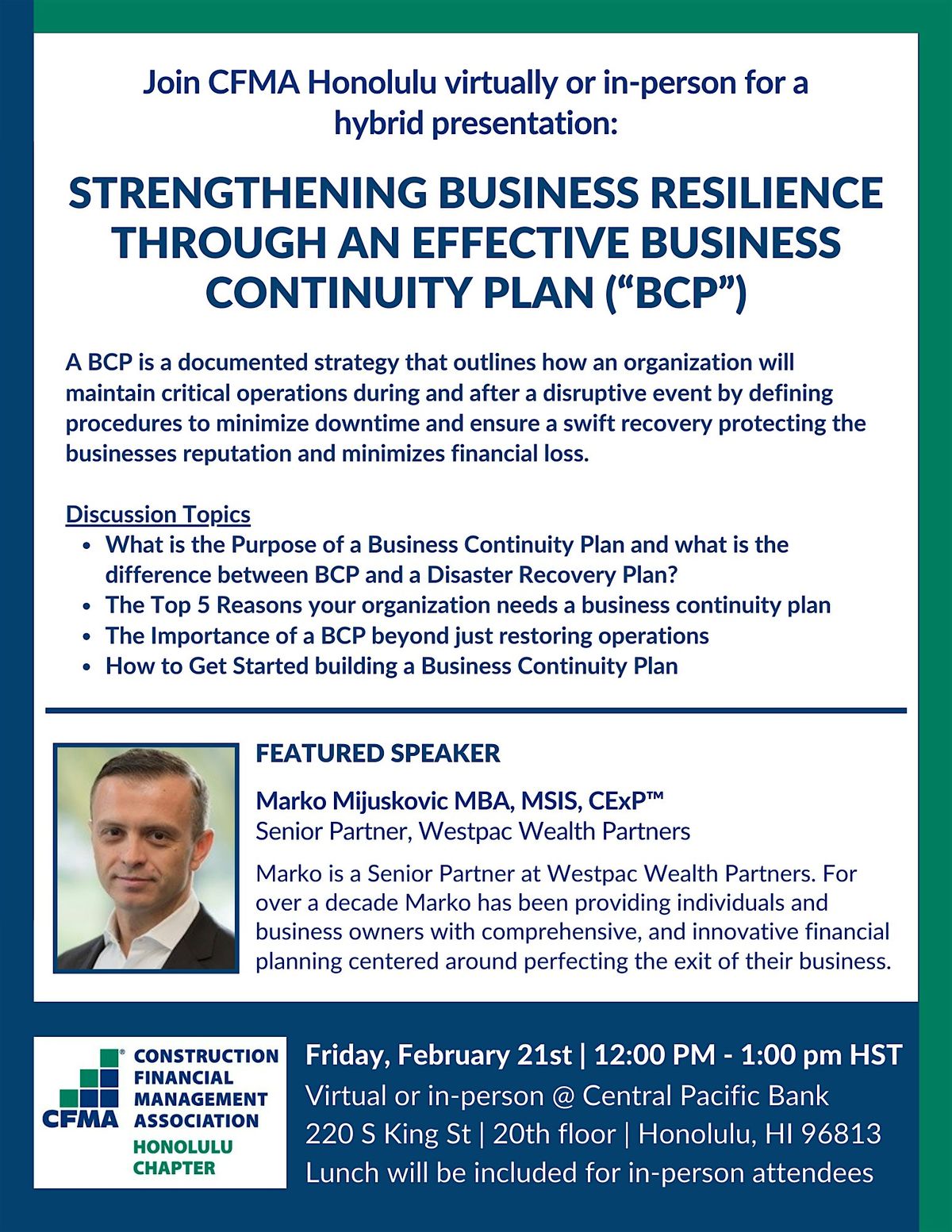 Strengthening Business Resilience Through an Effective BCP