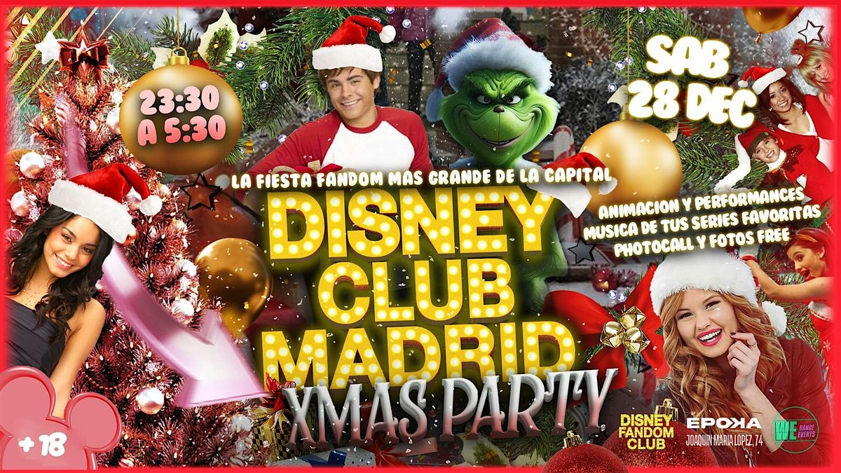 DISNEY CLUB MADRID \u00a1XMAS PARTY!