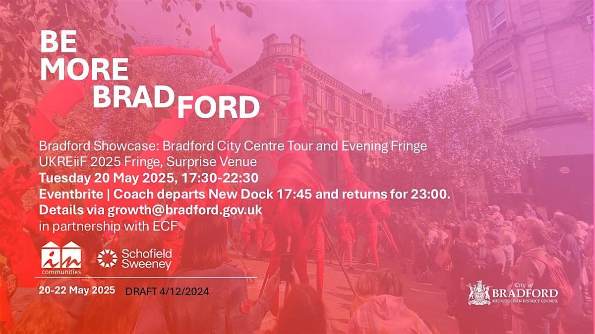 Bradford City Centre Tour and Social - UKREiiF 2025 fringe