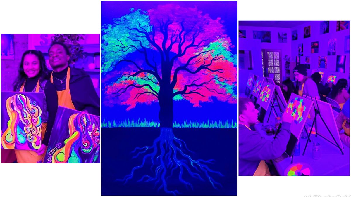 BYOB Sip & Paint Event - GLOW IN THE DARK Tree