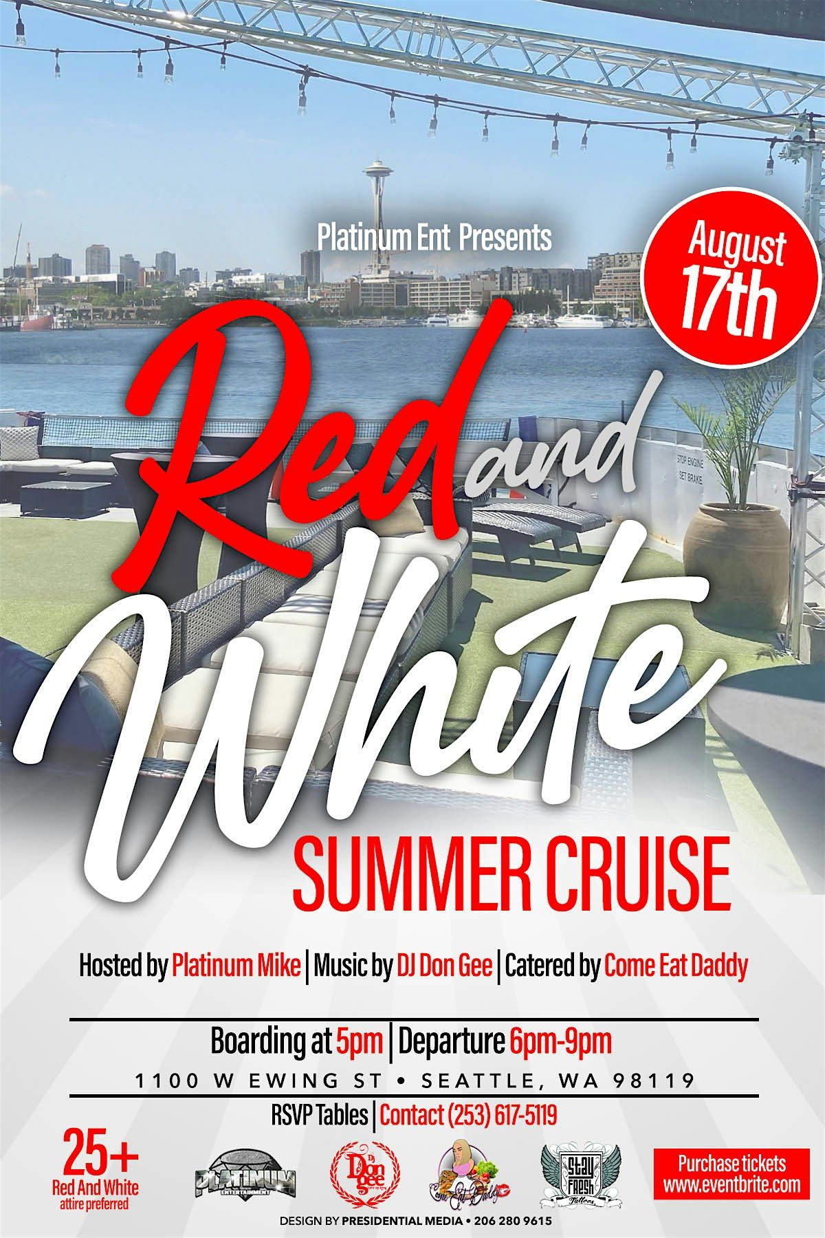 Red and White Summer Cruise