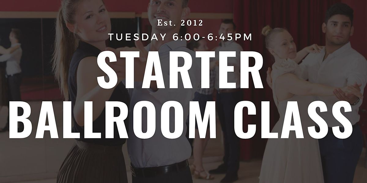 [NOV] Brand New Adult  Starter Ballroom and Latin Class