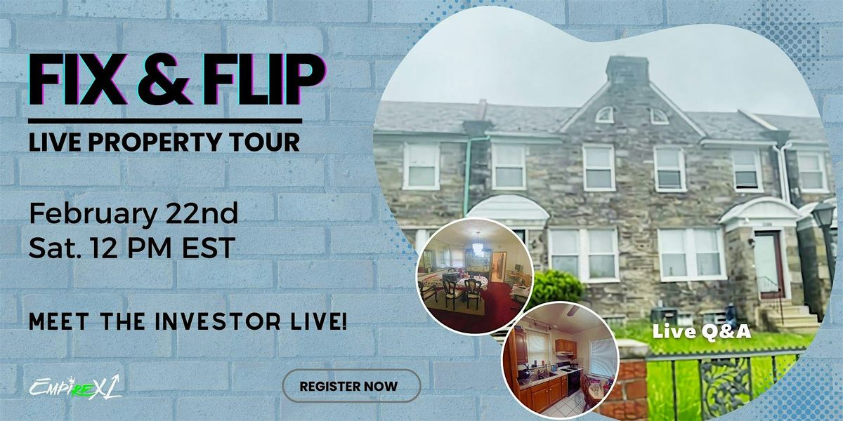 Live in Person Philly PA Finished Fix & Flip Deal Property Tour - Go Birds