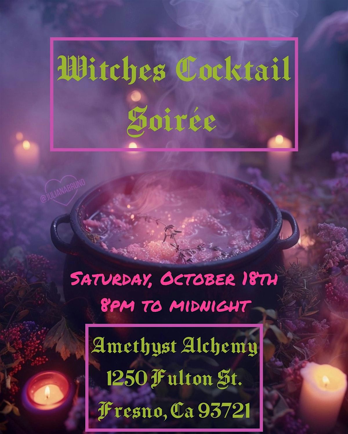 Witches Soiree at Amethyst Alchemy