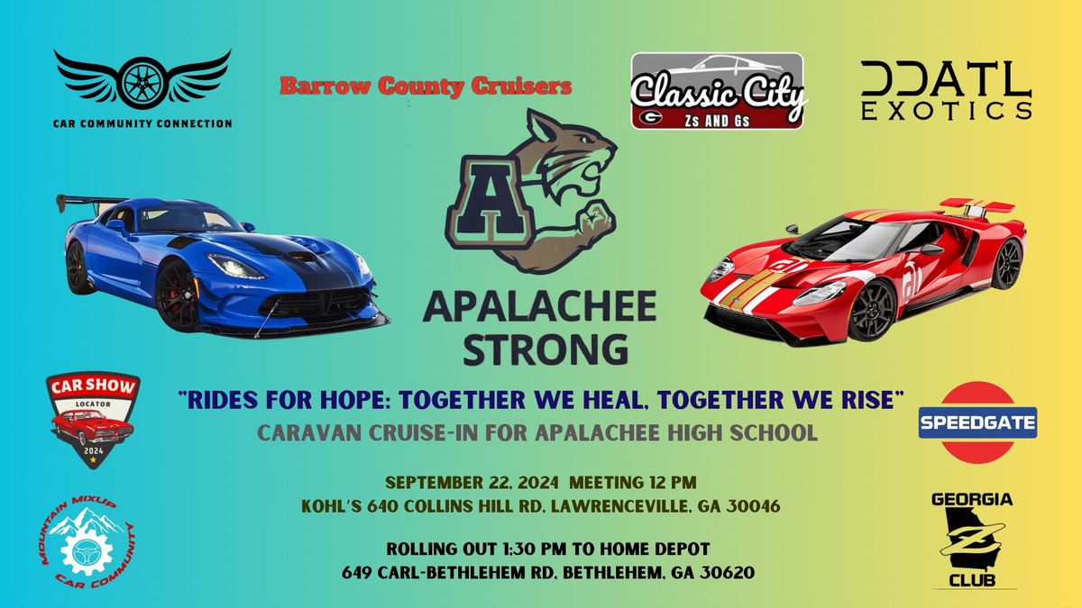 Apalachee Strong Caravan - "Rides for Hope: Together We Heal, Together We Rise"