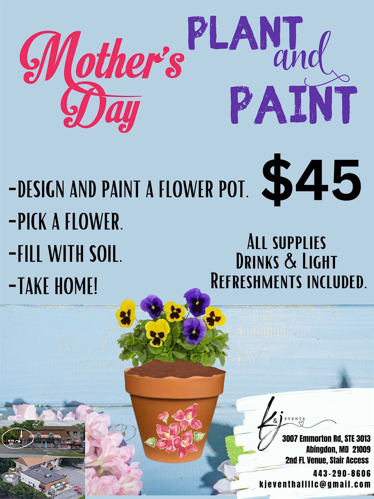 Mother\u2019s Day Plant & Paint