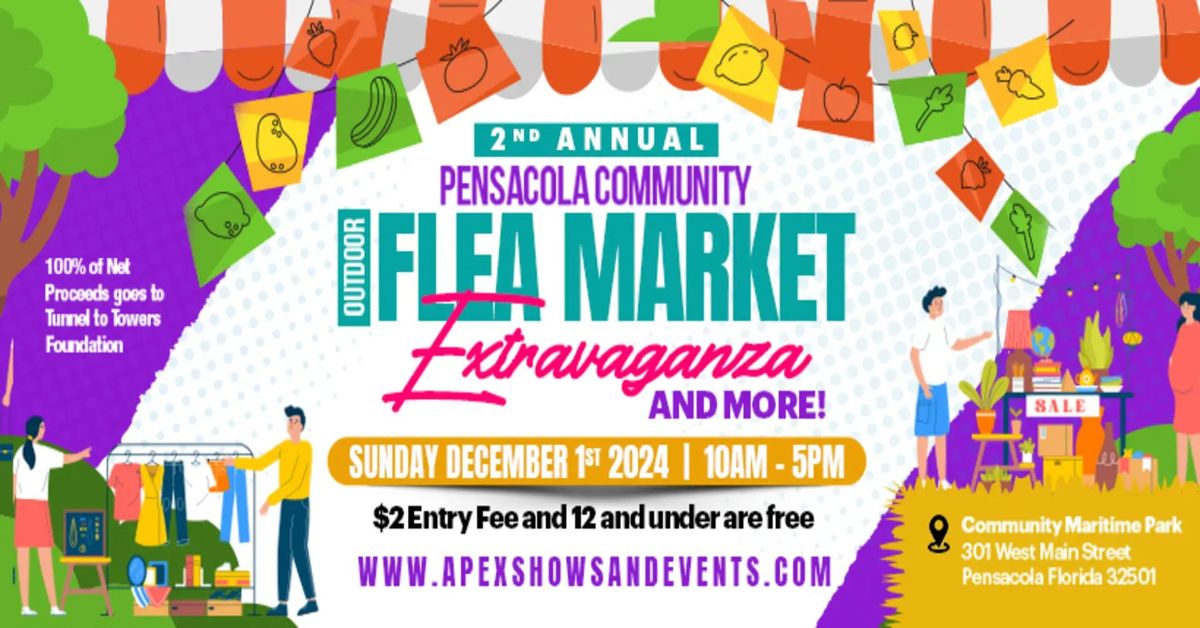 2024 2nd Annual Pensacola Community Outdoor Flea Market