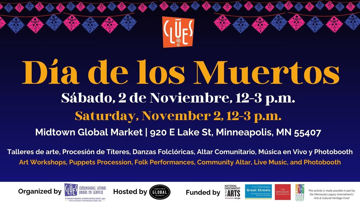 D\u00eda de los Muertos Community Celebration | Celebraci\u00f3n del D\u00eda de los Muertos en Comunidad