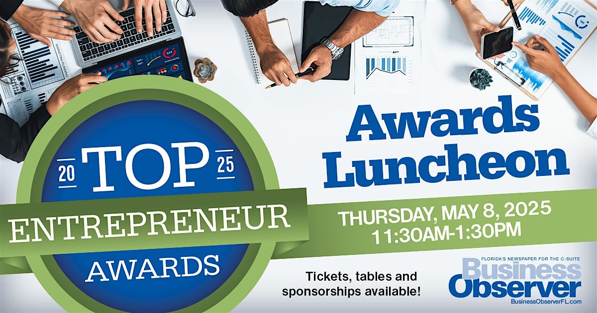 2025 Top Entrepreneur Awards Luncheon