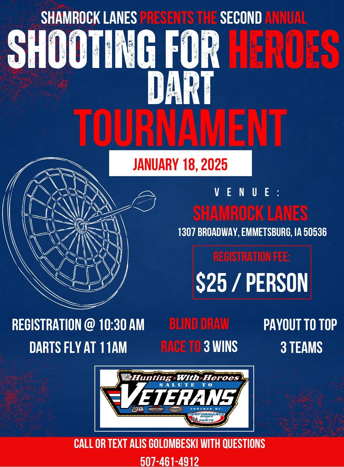 Shamrock Lanes Presents the 2nd Annual Shooting for Heroes