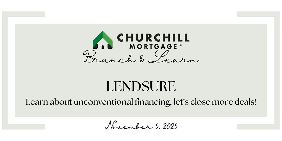 Creative Financing Brunch & Learn - 11\/5 @ 9:30am