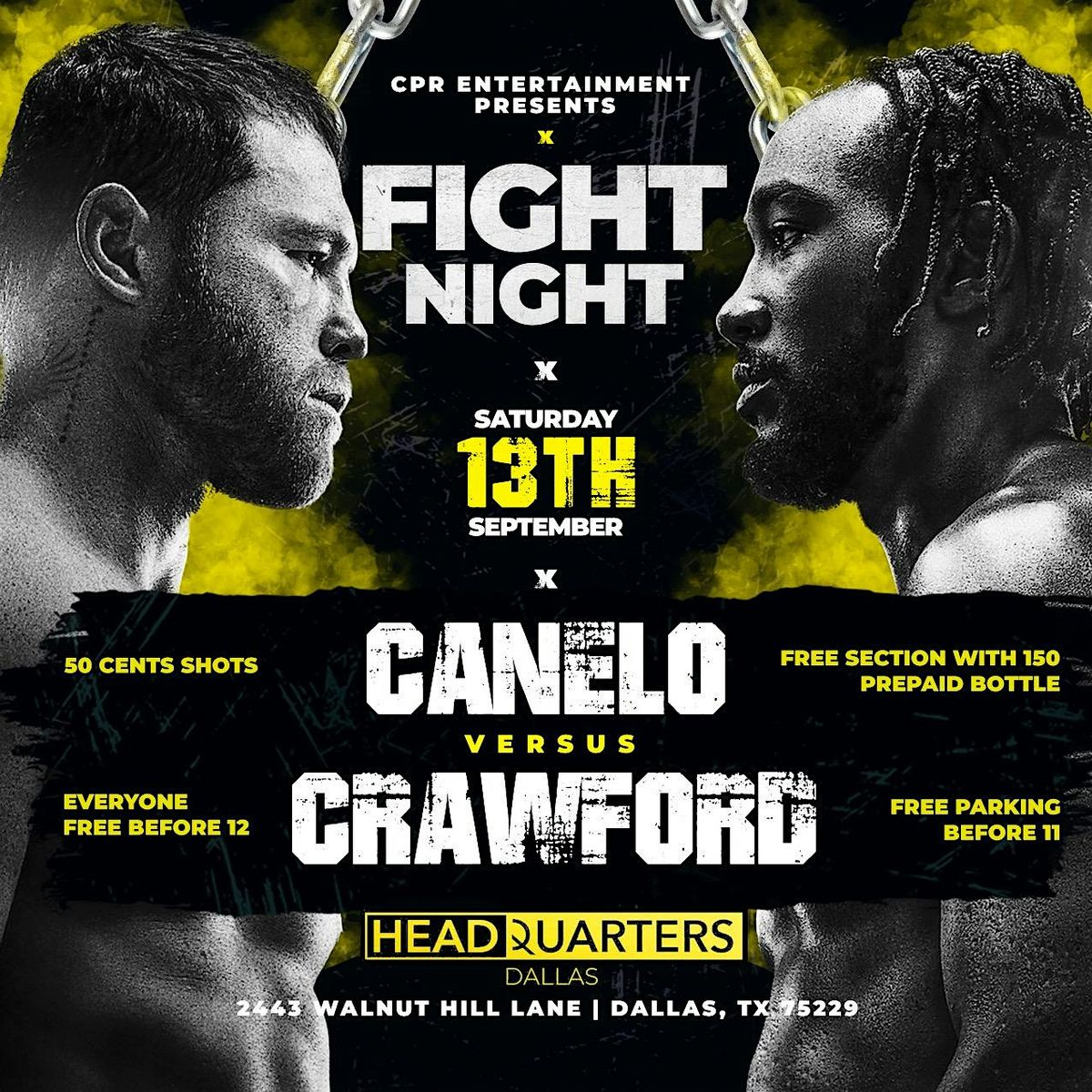 WATCH NIGHT AND VRIGO BASH @ HEADQUARTERS DALLAS