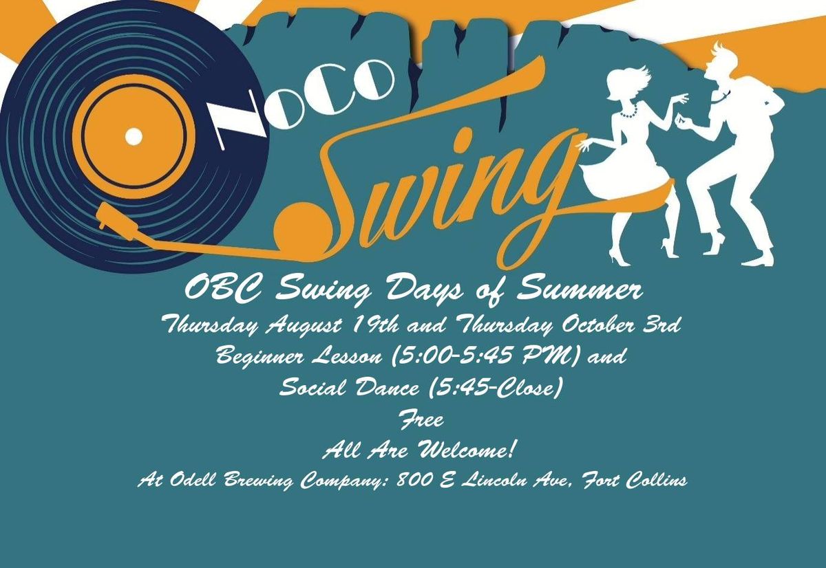 OBC Swing Days of Summer - Back by Popular Demand