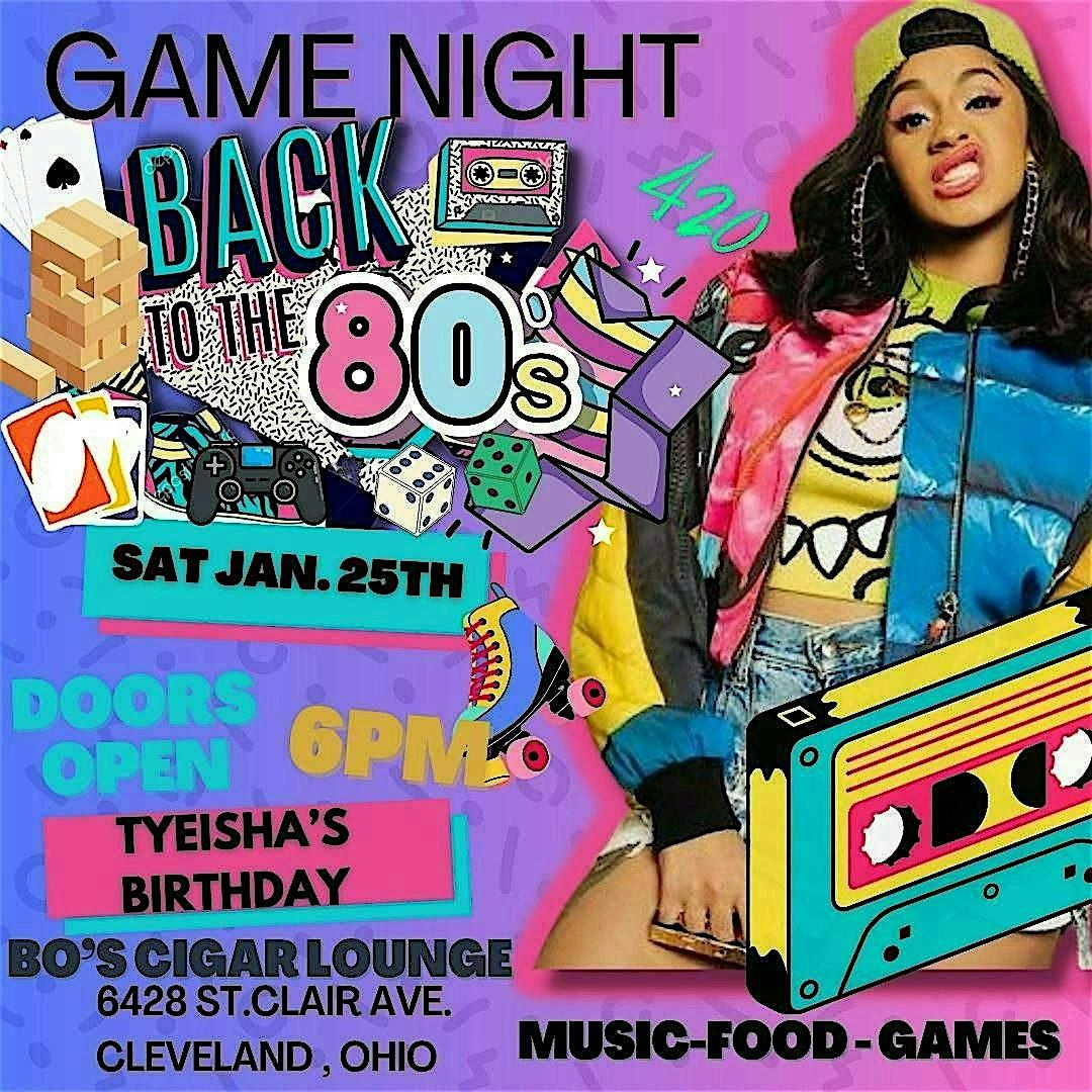 80's Theme Game Night