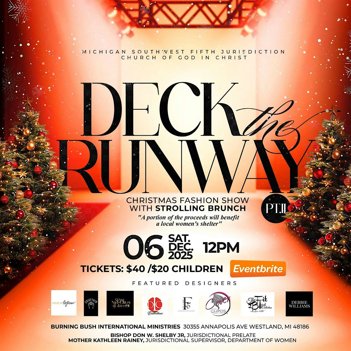 "Deck the Runway" Christmas Fashion Show