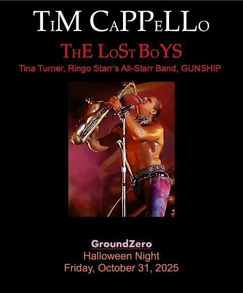 Tim Cappello sax 1 night only