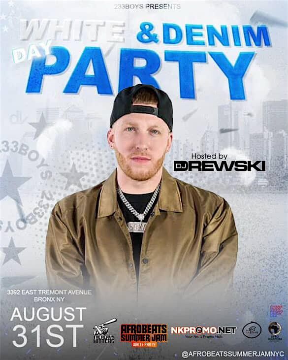Afrobeat Summer Jam White & Denim Day Party