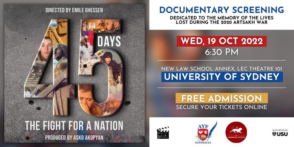 45 DAYS: The Fight For A Nation - Documentary Screening, University of ...