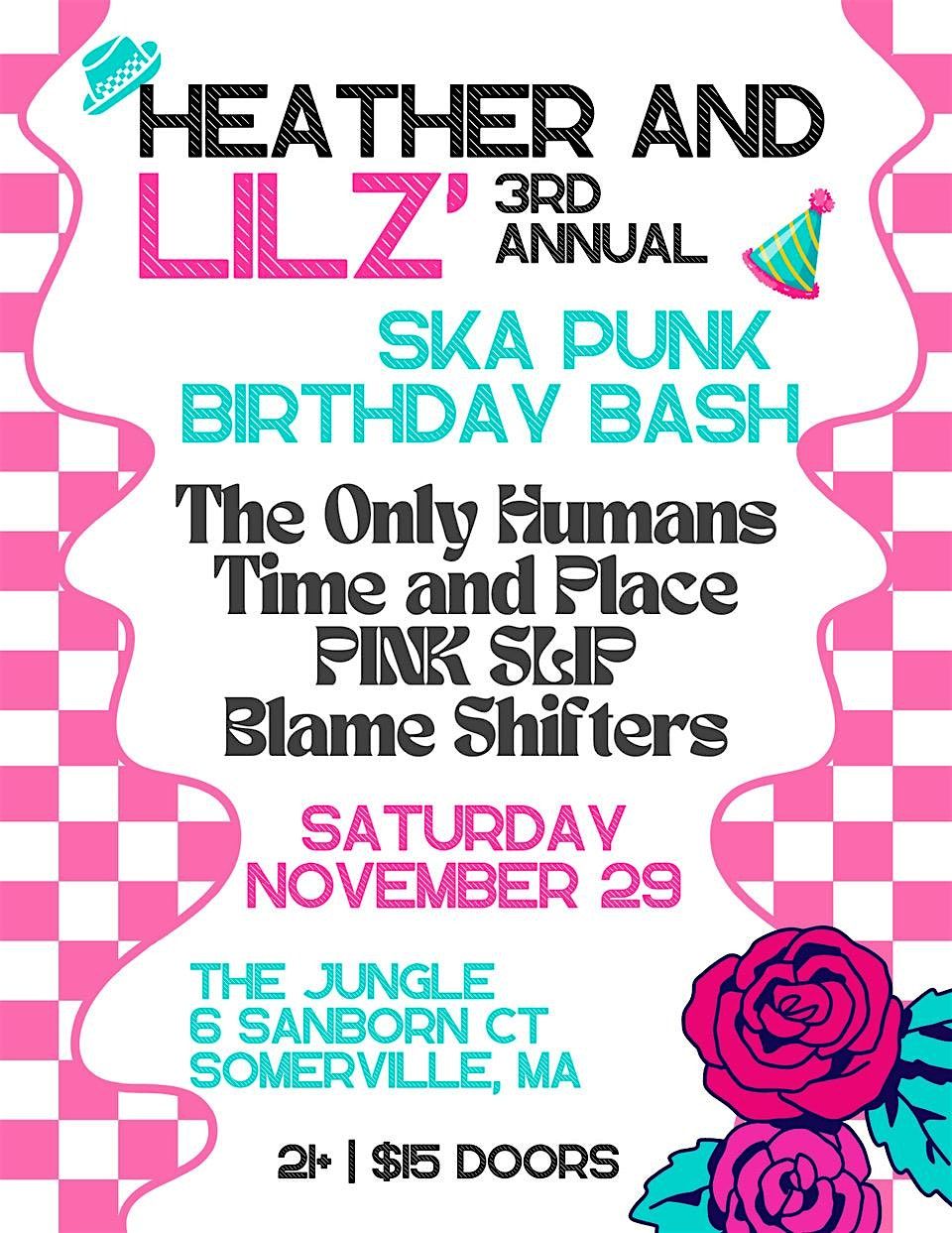 PINK SLIP\/Time and Place\/Blame Shifters\/The Only Humans