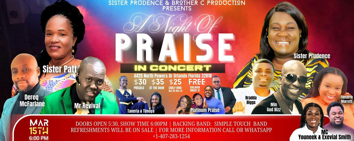 A Night Of Praise In Concert