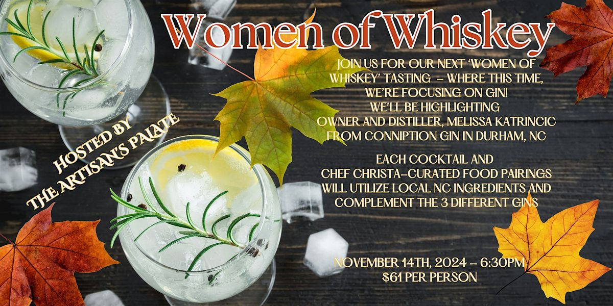 November 'Women of Whiskey' Tasting