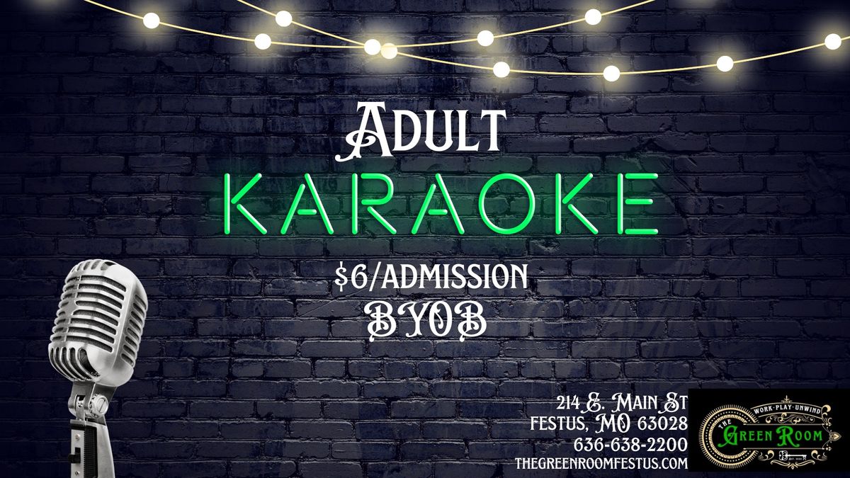 Adult Karaoke - May 25
