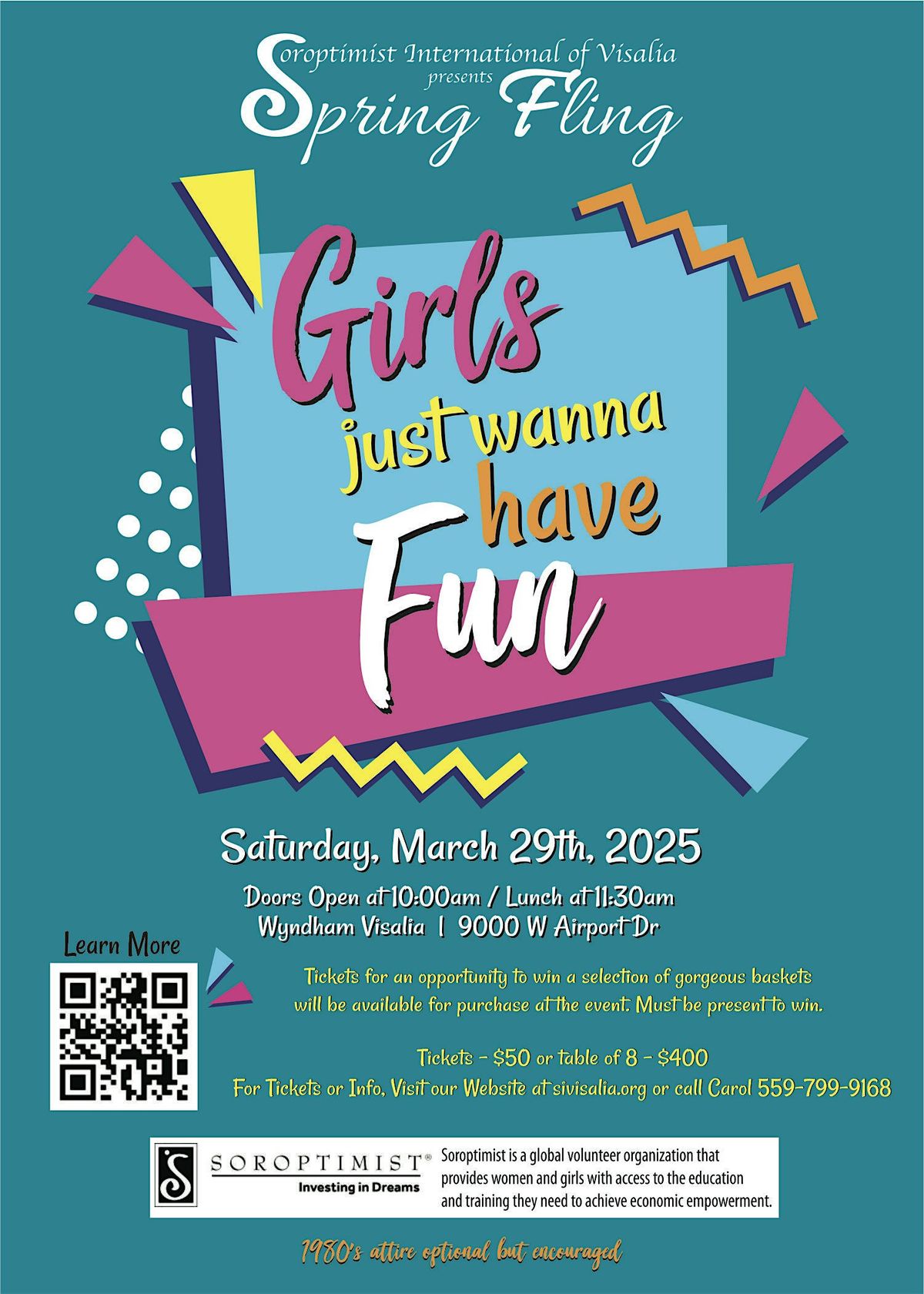 Soroptimist of Visalia Spring Fling 2025