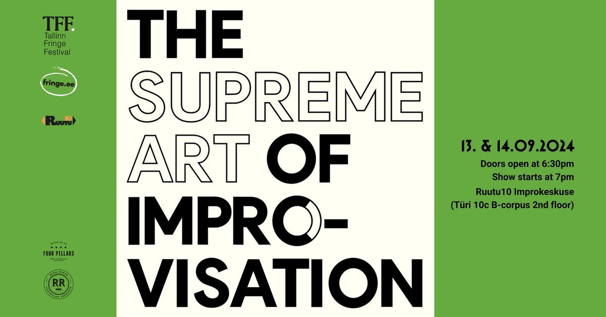 The Supreme Art of Improvisation | A Performance by Caspar Schjelbred | Tallinn Fringe Festival 2024