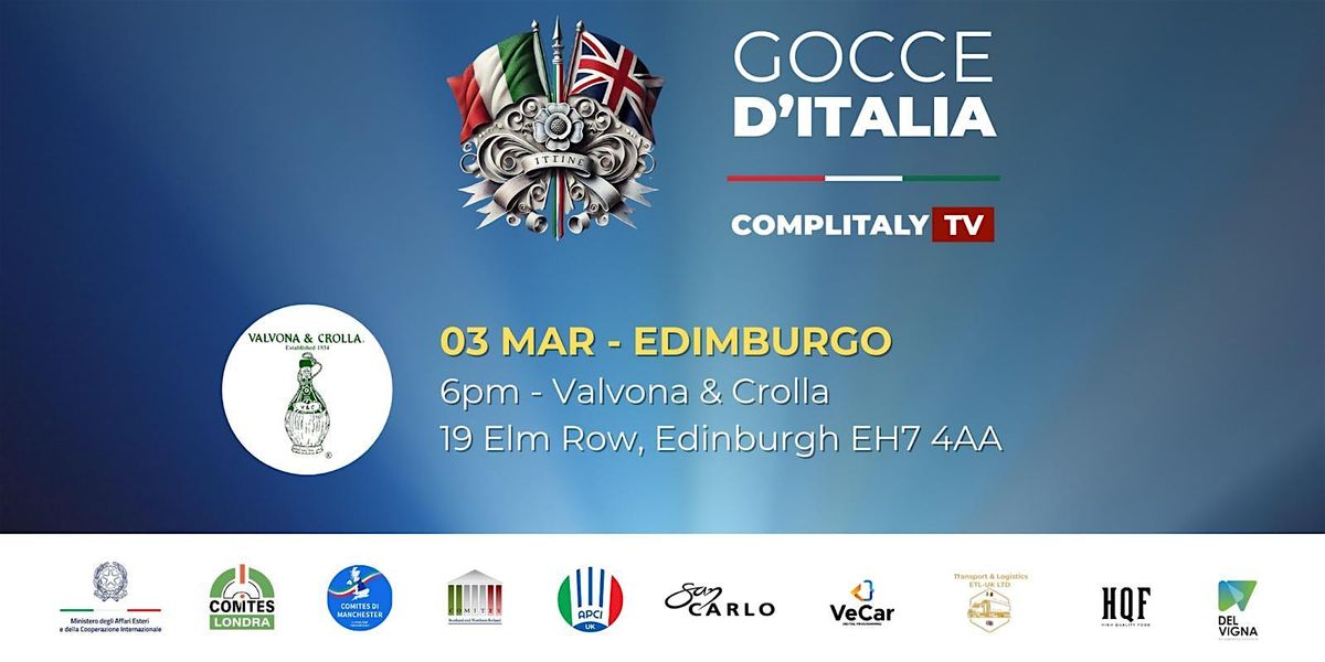 "Gocce d'Italia" UK Screening Tour