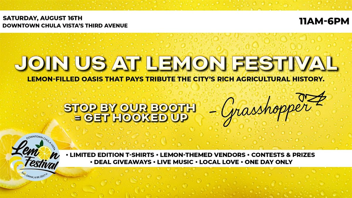 Grasshopper at Lemon Festival