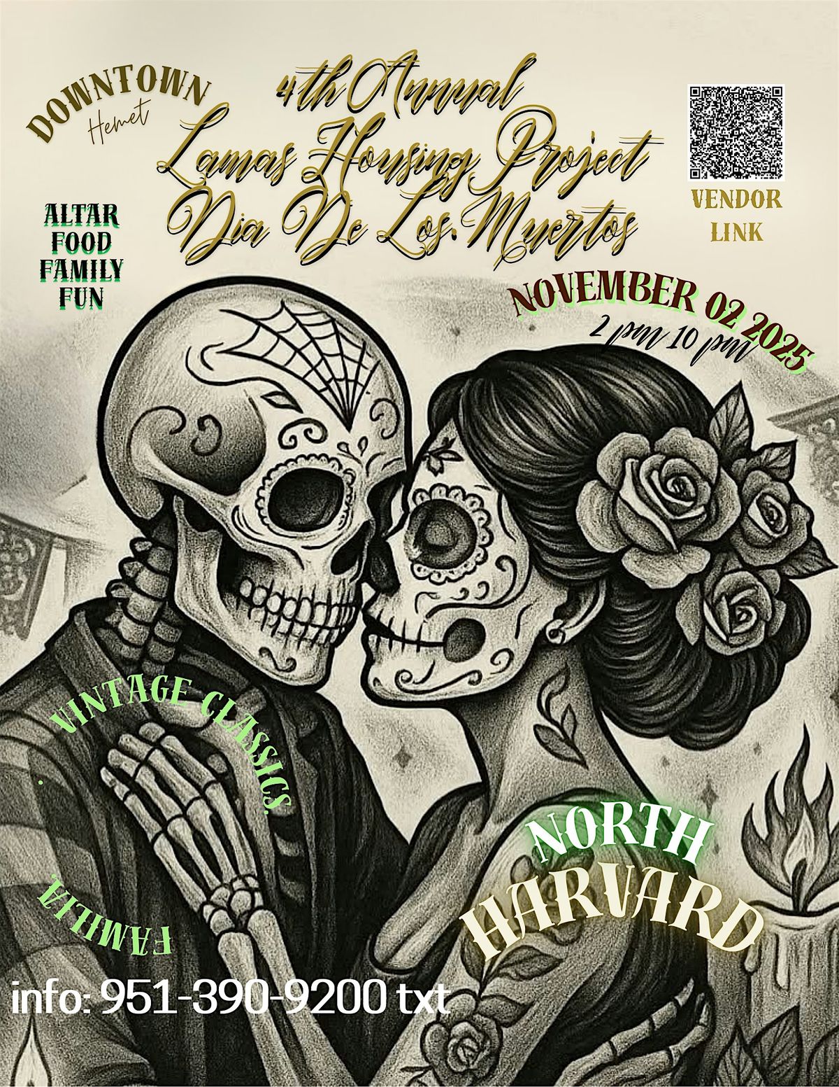 LAMAS HOUSING PROJECT 4th Annual Dia De Los Muertos