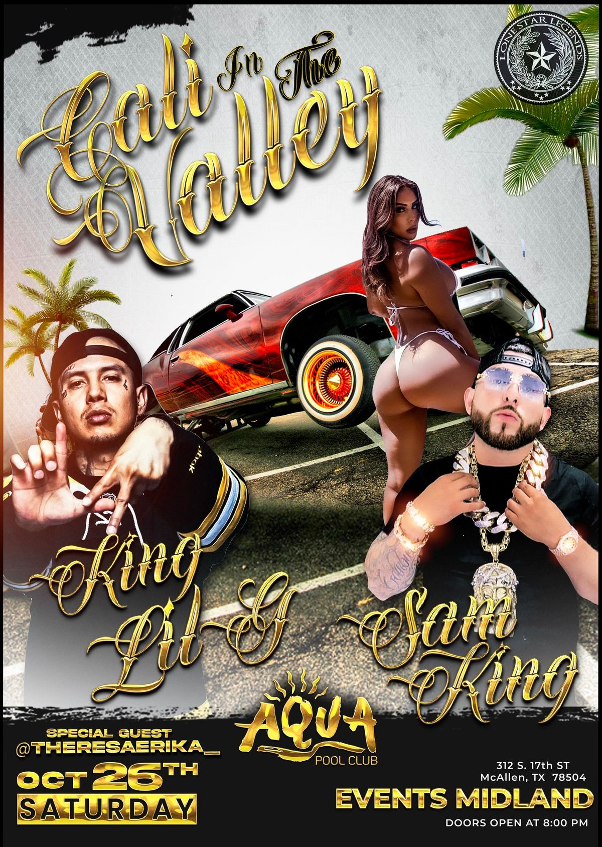 Cali In the Valley W\/ King Lil G hosted by Erkia (tickets on eventbrite.com)