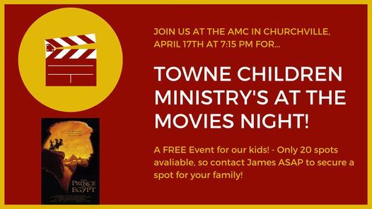 Children's Night at the Movies! - The Prince of Egypt