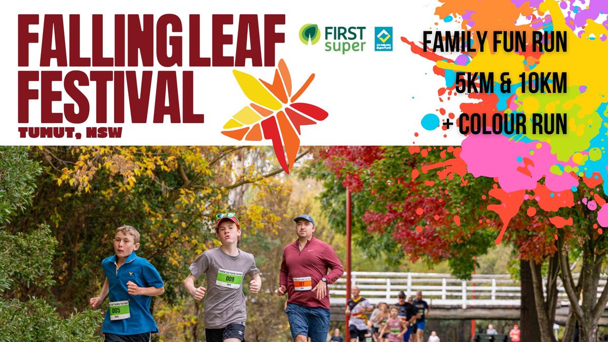 FALLING LEAF FAMILY FUN RUN + COLOUR RUN