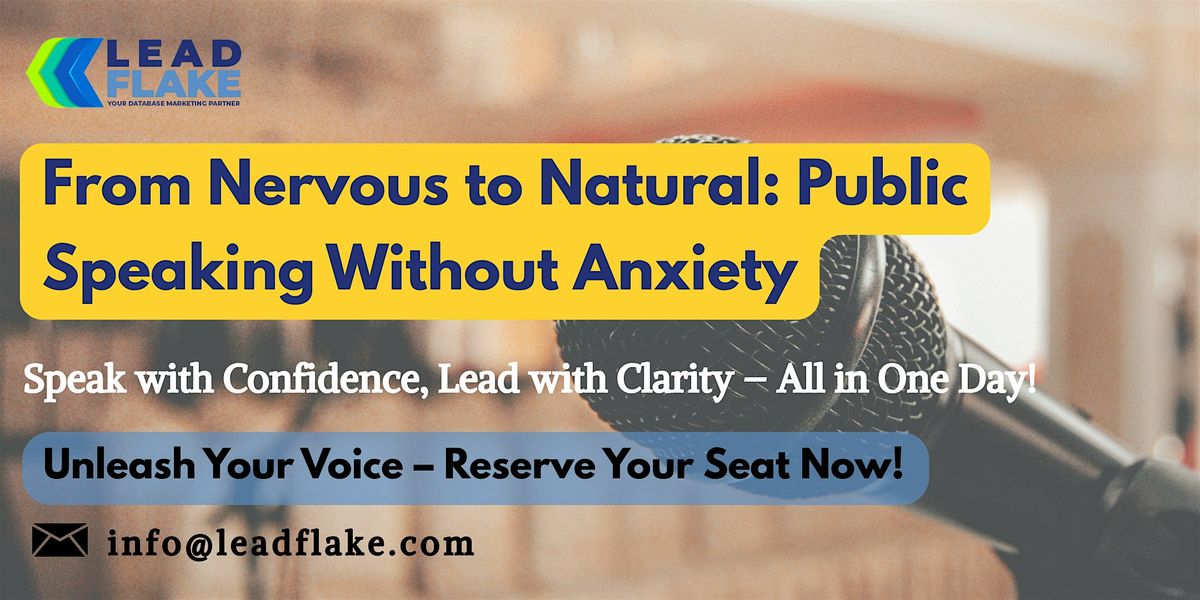 Public Speaking Skills 1 Day Workshop in Napier