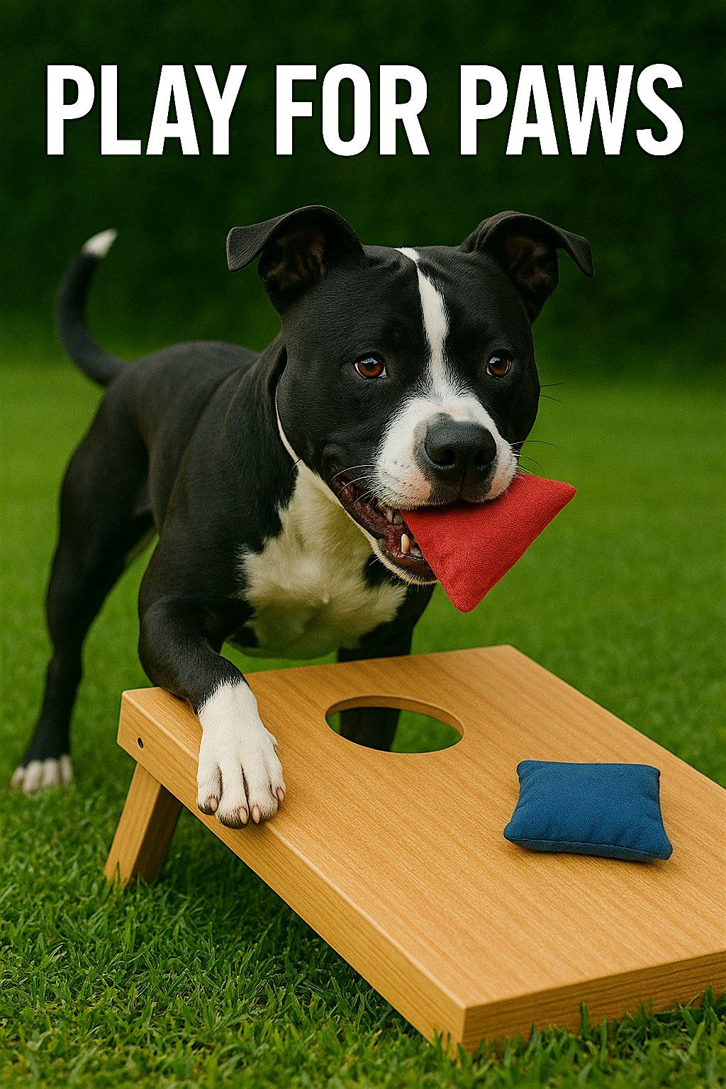 Play for Paws First Annual Cornhole tournament